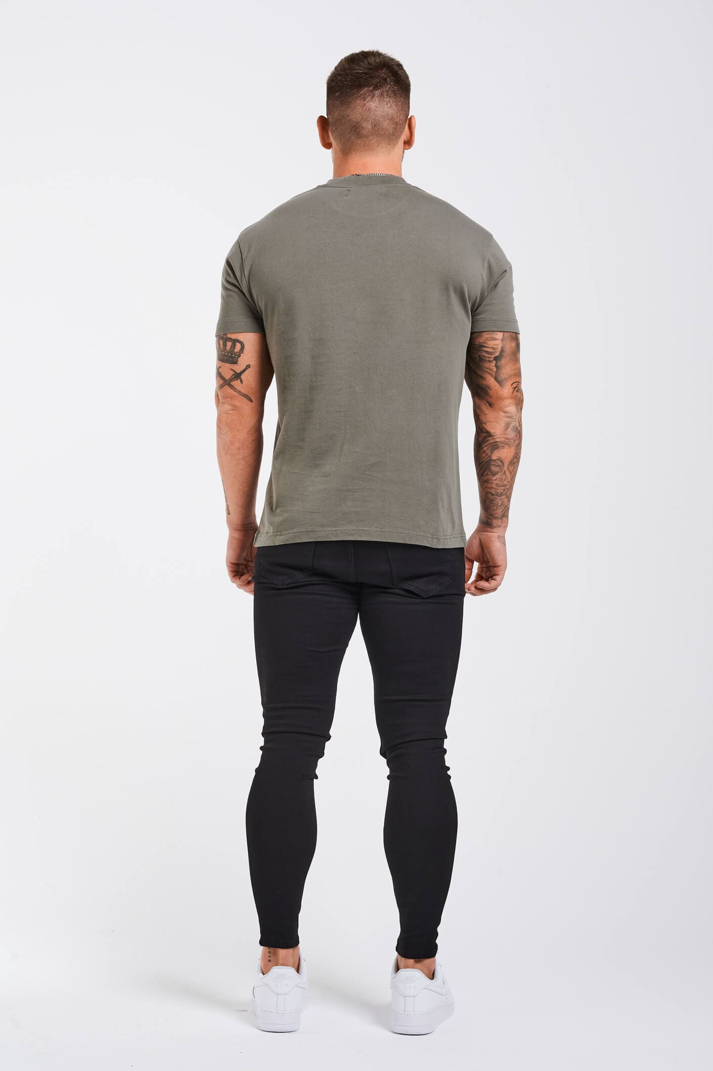 PREMIUM BASICS T-SHIRT (NO LOGO) - CHARCOAL GREY