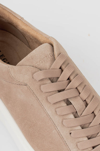 SUEDE TRAINER - BEIGE