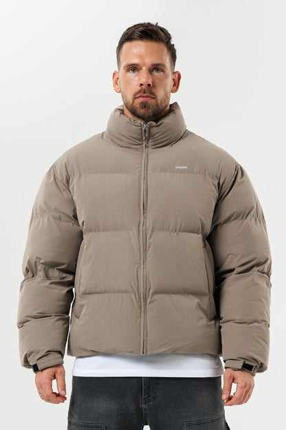 PUFFER JACKET - TAUPE