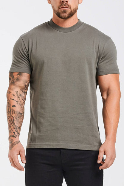 PREMIUM BASICS T-SHIRT (NO LOGO) - CHARCOAL GREY