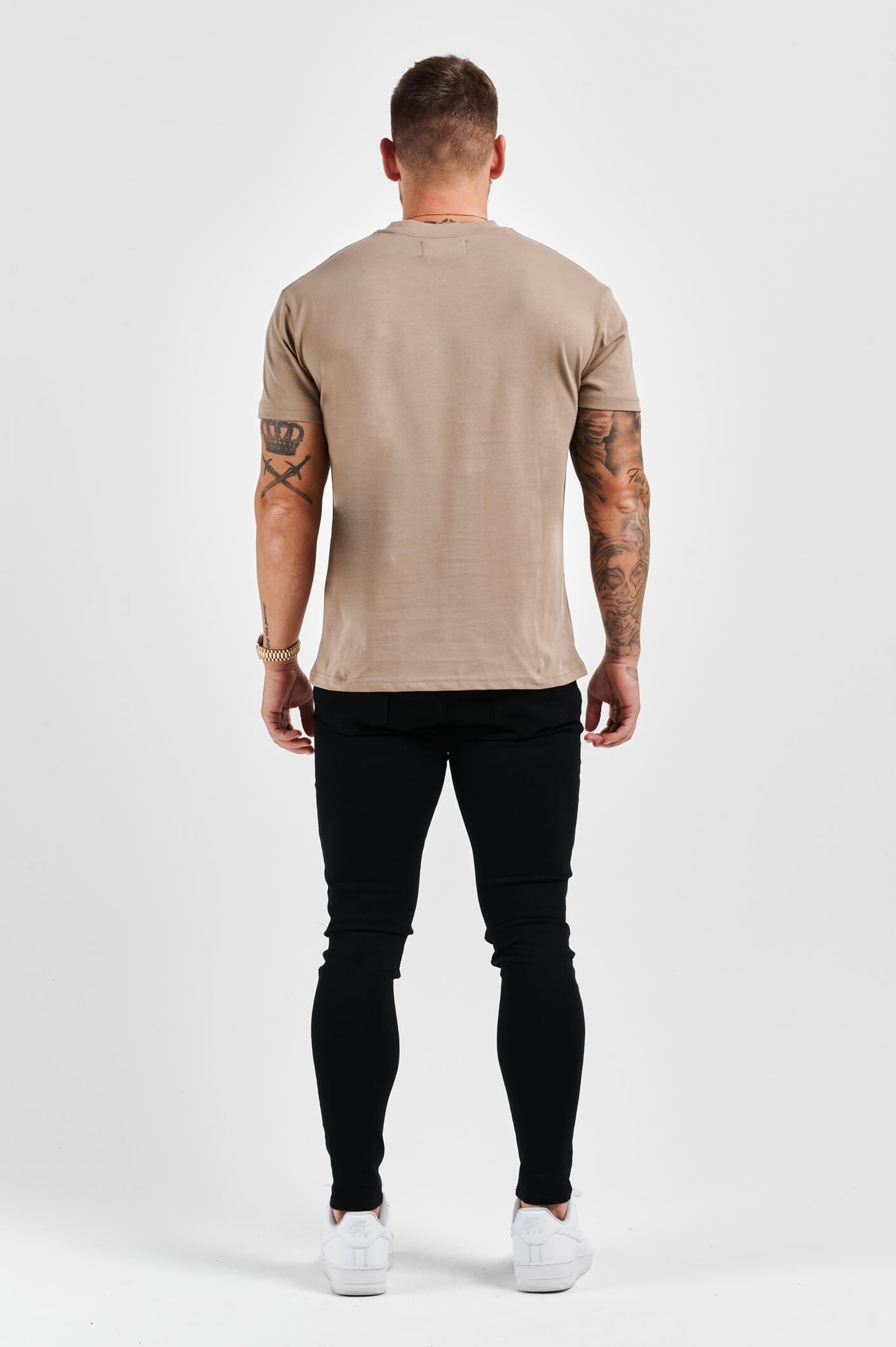 PREMIUM BASICS T-SHIRT (NO LOGO) - TAUPE