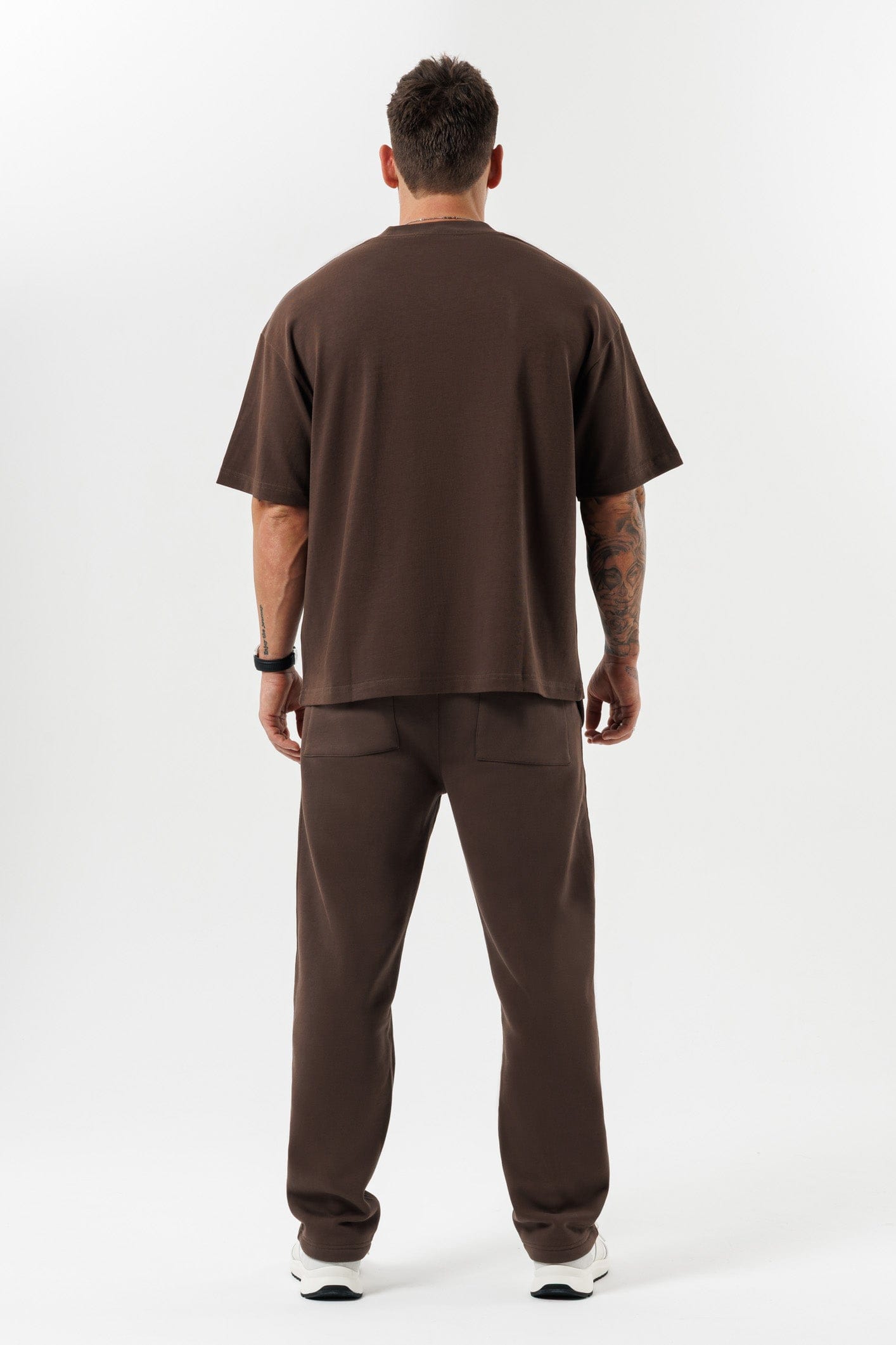 OVERSIZED T-SHIRT - BROWN