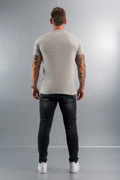 PREMIUM BASICS T-SHIRT (NO LOGO) - CONCRETE