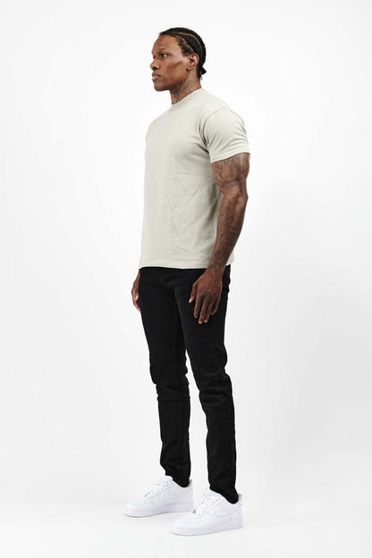 PREMIUM BASICS T-SHIRT (NO LOGO) - CONCRETE