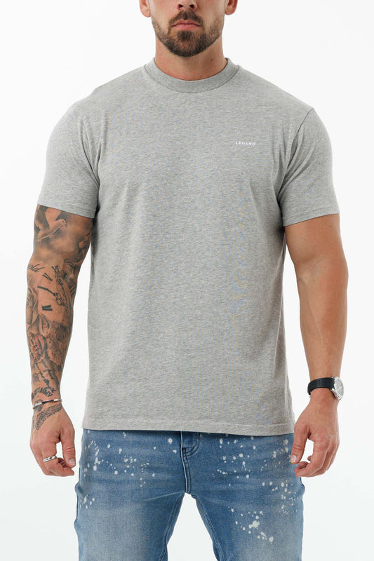 PREMIUM BASICS T-SHIRT - GREY MARL