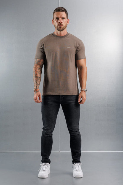 PREMIUM BASICS T-SHIRT (NO LOGO) - MOCHA