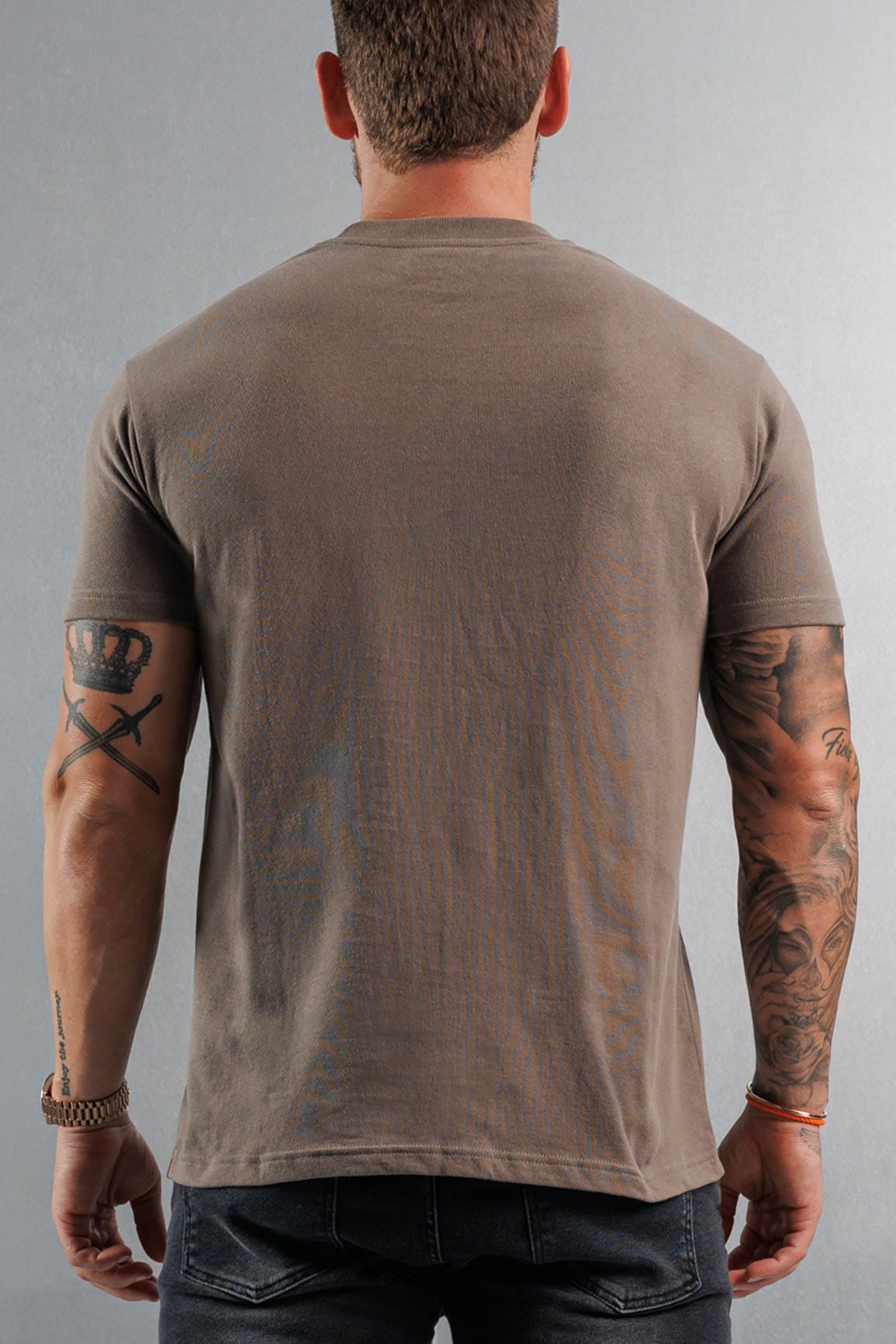 PREMIUM BASICS T-SHIRT (NO LOGO) - MOCHA