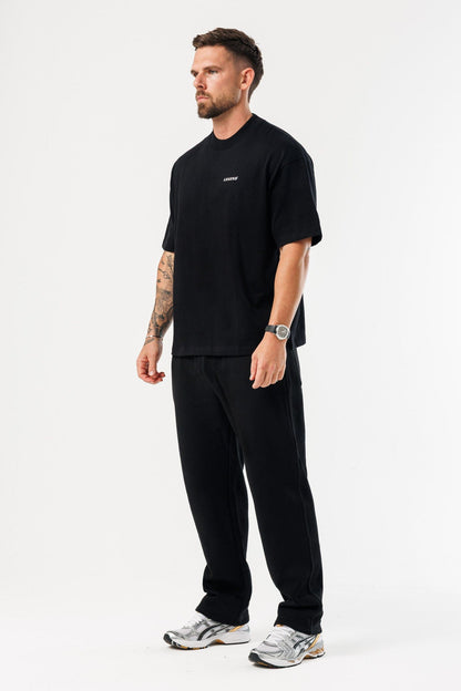 PRINT OVERSIZED T-SHIRT - BLACK