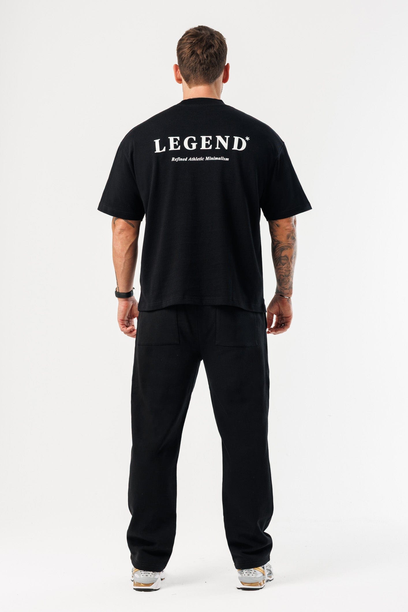 PRINT OVERSIZED T-SHIRT - BLACK