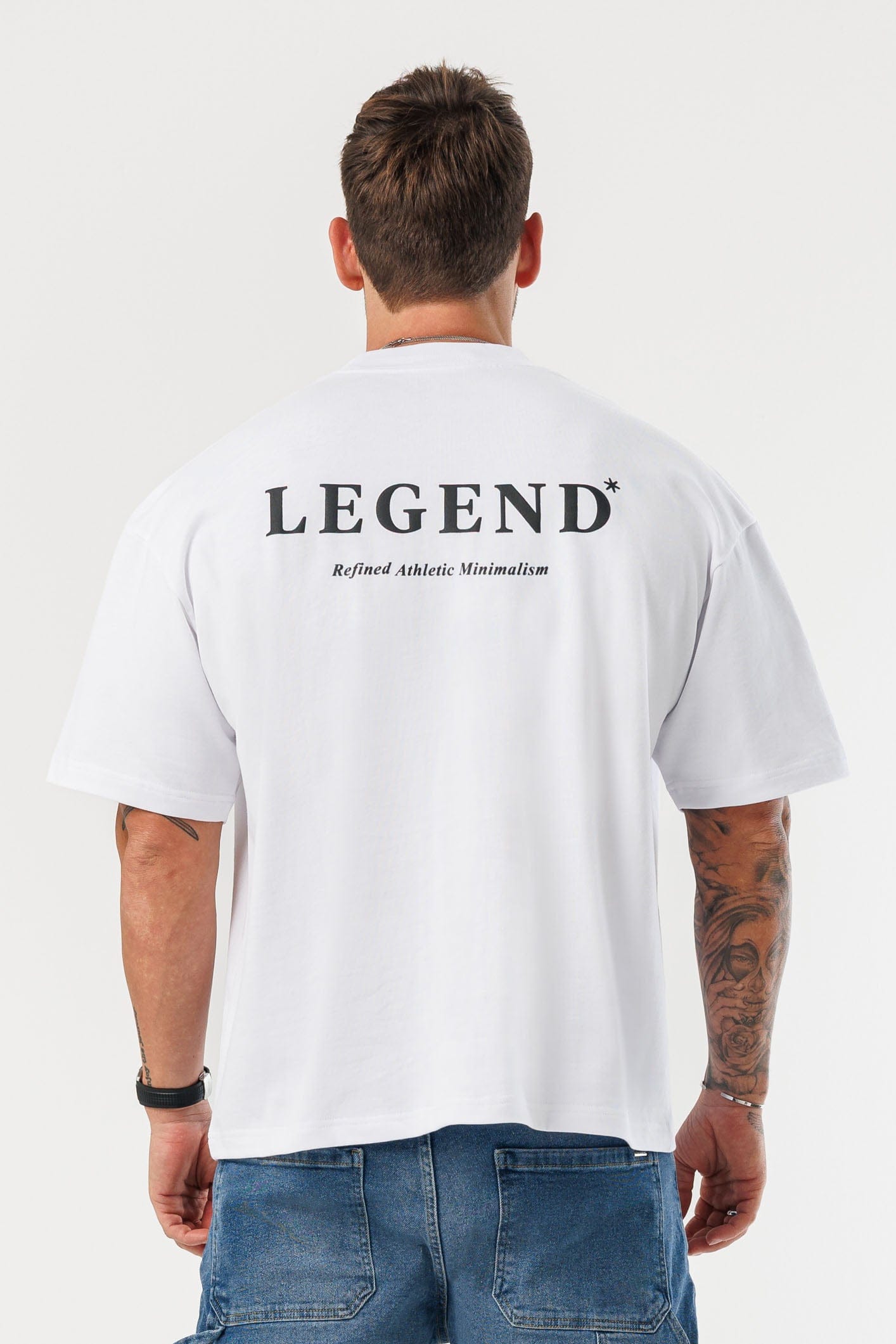 PRINT OVERSIZED T-SHIRT - WHITE