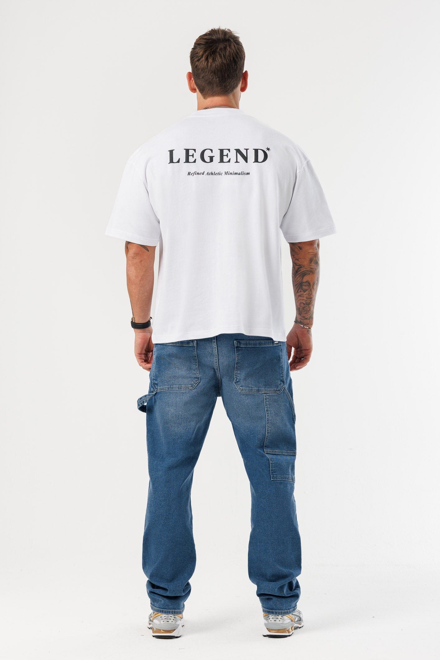 PRINT OVERSIZED T-SHIRT - WHITE