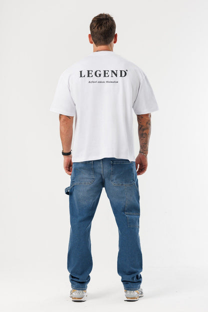 PRINT OVERSIZED T-SHIRT - WHITE